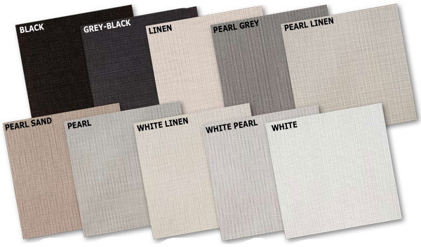 roller shade colors