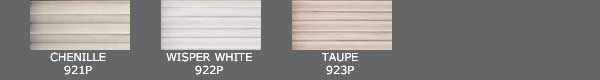 pleated shade colors