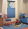 Bali Midnight Blackout Shade<br>3/8 Single Cell<br>Corded