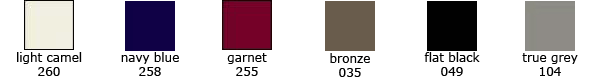 mini blind colors