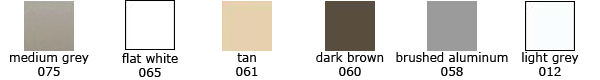mini blind colors