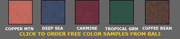 Daybreak shade colors