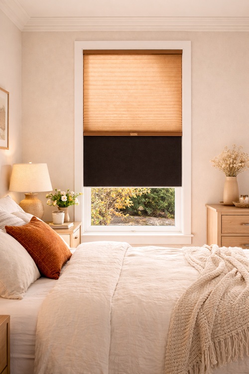 Economy Cordless 9/16 Day-Night Cellular Shade